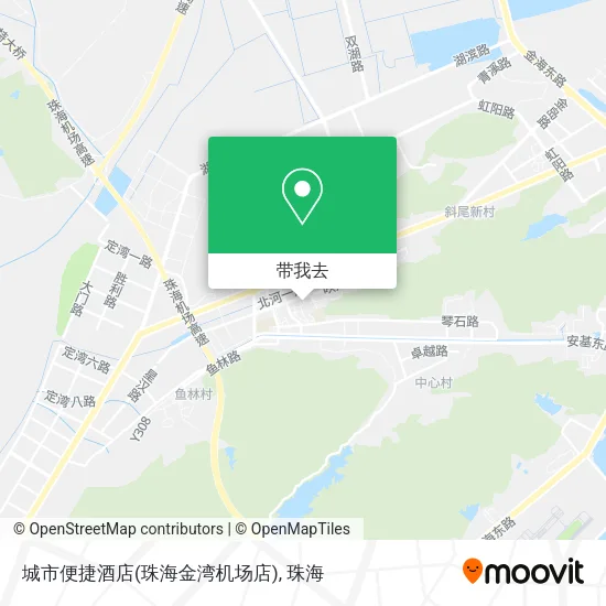城市便捷酒店(珠海金湾机场店)地图