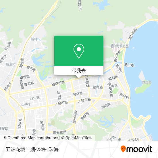 五洲花城二期-23栋地图