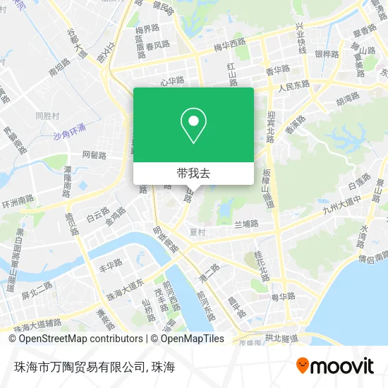 珠海市万陶贸易有限公司地图