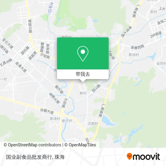 国业副食品批发商行地图