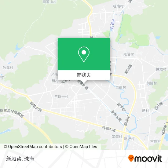 新城路地图