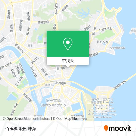 佰乐棋牌会地图