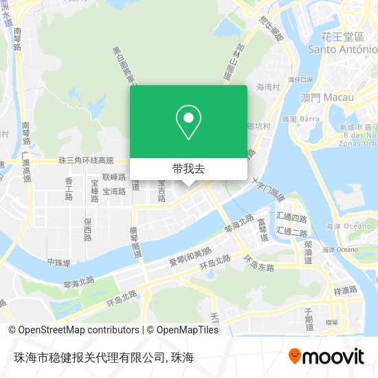 珠海市稳健报关代理有限公司地图
