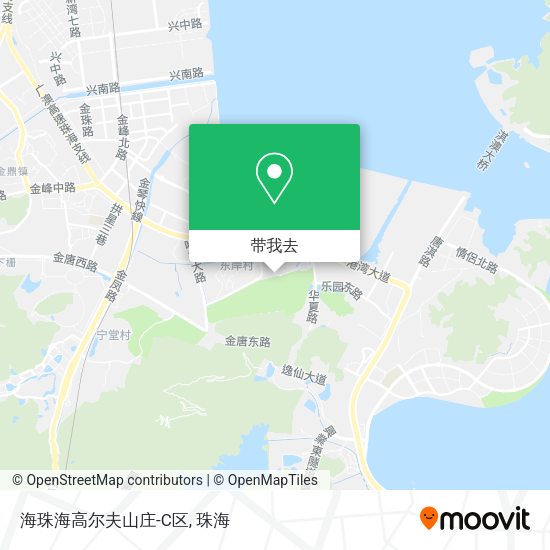海珠海高尔夫山庄-C区地图