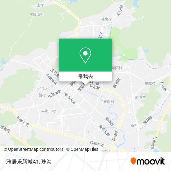 雅居乐新城A1地图