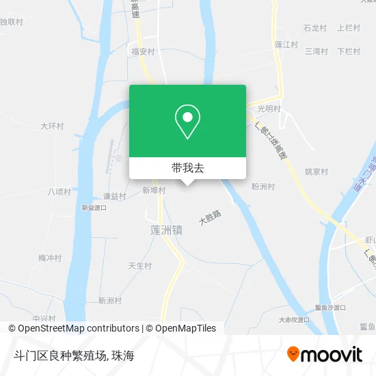 斗门区良种繁殖场地图
