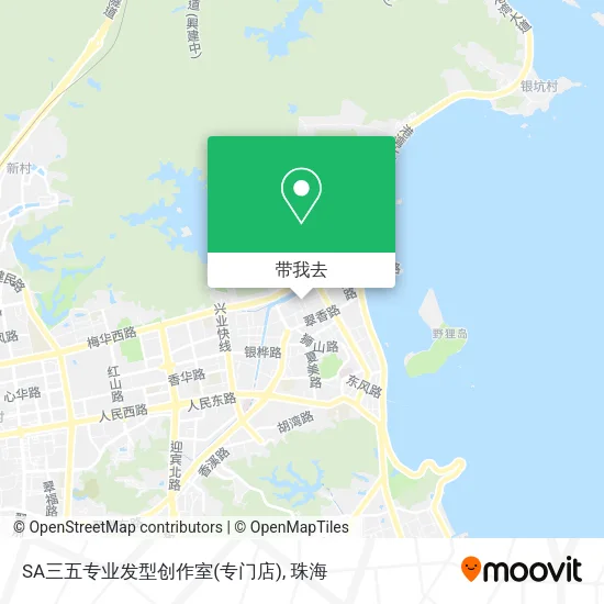 SA三五专业发型创作室(专门店)地图