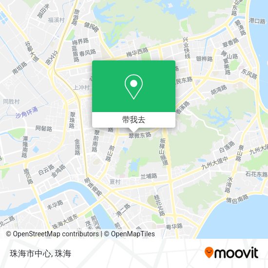 珠海市中心地图