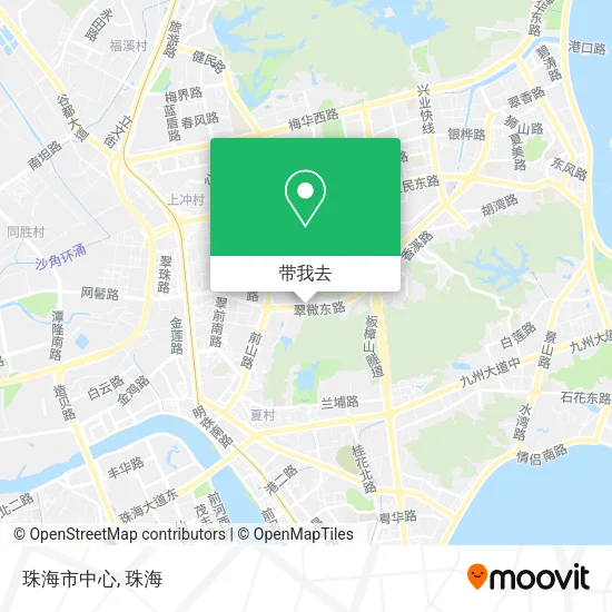 珠海市中心地图