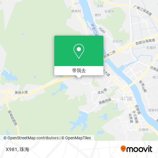 X981地图