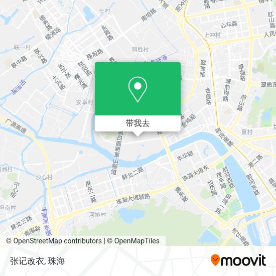 张记改衣地图