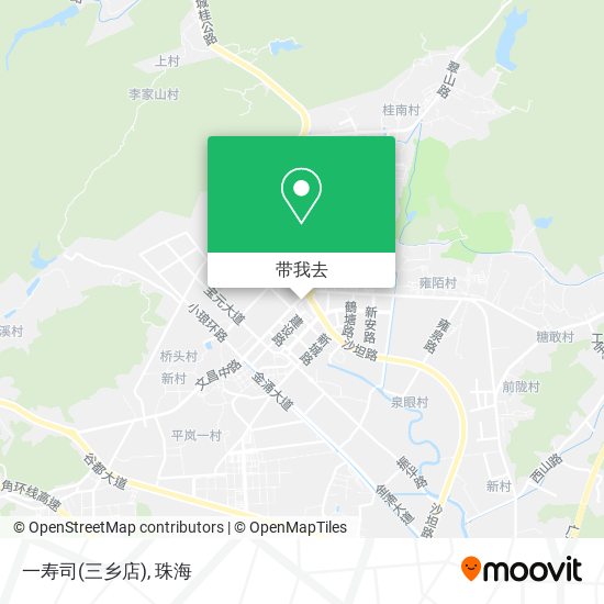 一寿司(三乡店)地图