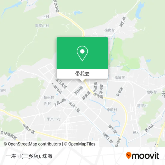 一寿司(三乡店)地图
