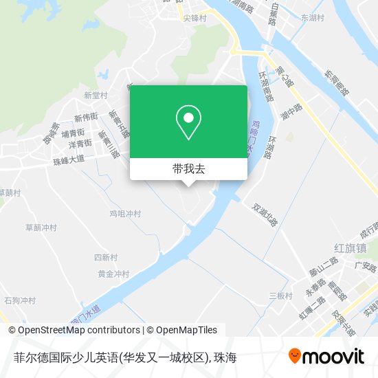 菲尔德国际少儿英语(华发又一城校区)地图