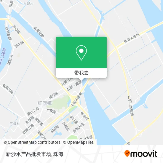 新沙水产品批发市场地图
