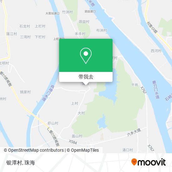 银潭村地图
