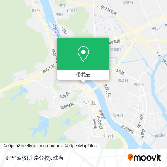 建华驾校(井岸分校)地图