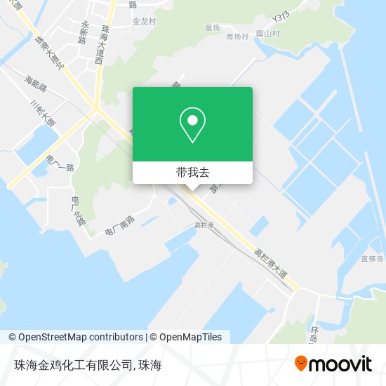珠海金鸡化工有限公司地图