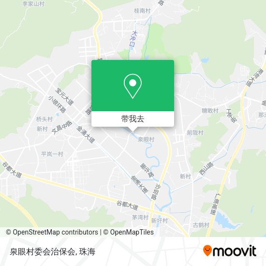 泉眼村委会治保会地图