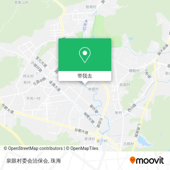 泉眼村委会治保会地图
