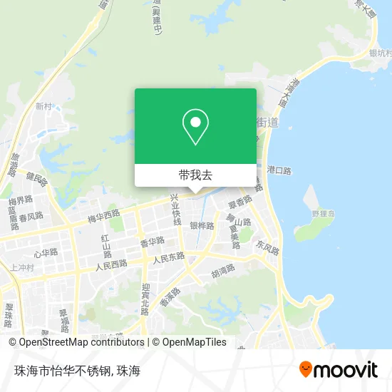 珠海市怡华不锈钢地图