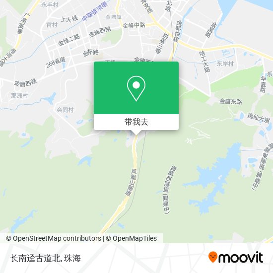 长南迳古道北地图