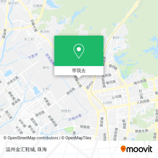 温州金汇鞋城地图
