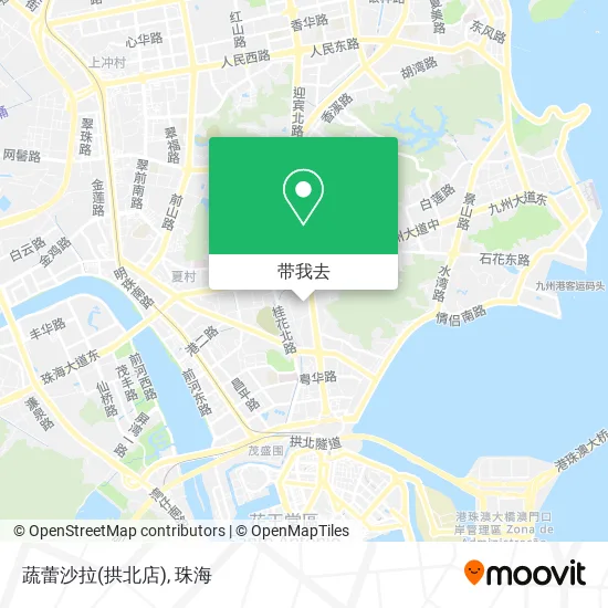 蔬蕾沙拉(拱北店)地图