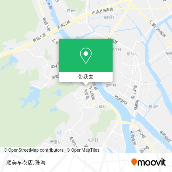 顺美车衣店地图
