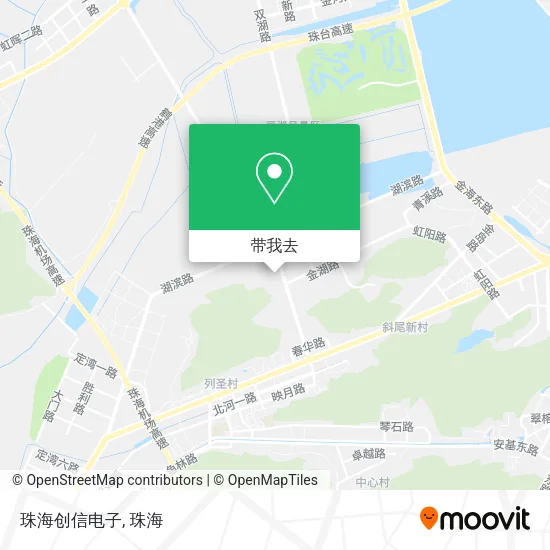 珠海创信电子地图