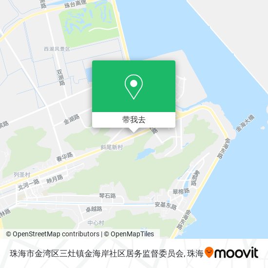 珠海市金湾区三灶镇金海岸社区居务监督委员会地图
