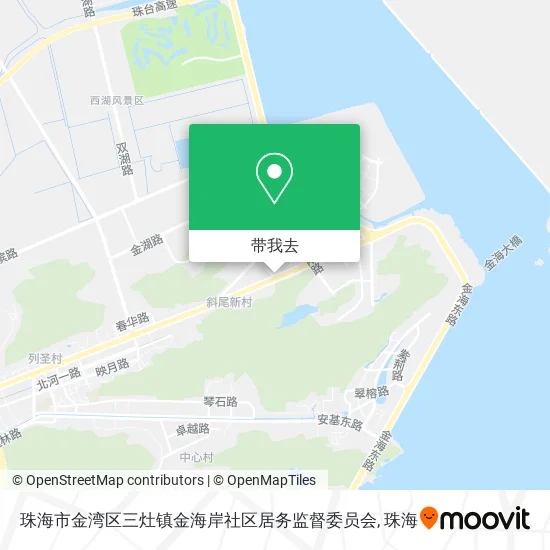 珠海市金湾区三灶镇金海岸社区居务监督委员会地图