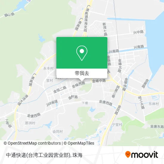 中通快递(台湾工业园营业部)地图