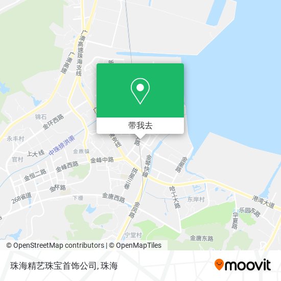 珠海精艺珠宝首饰公司地图