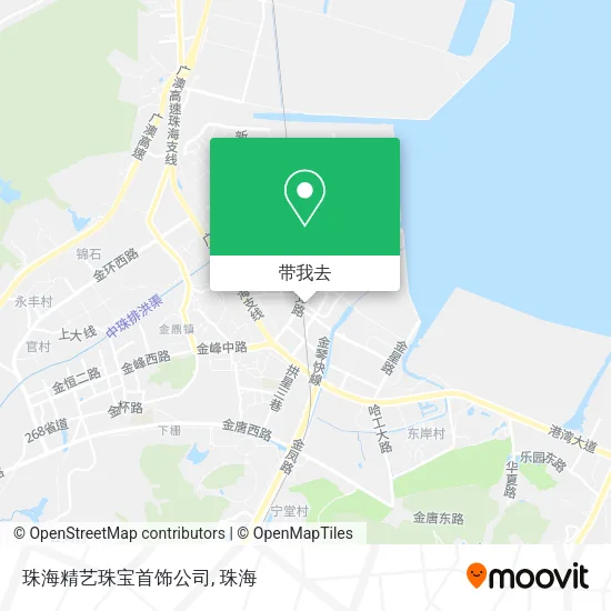 珠海精艺珠宝首饰公司地图