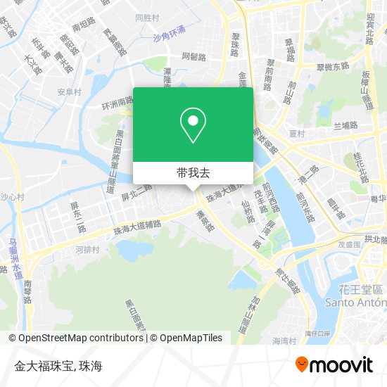 金大福珠宝地图