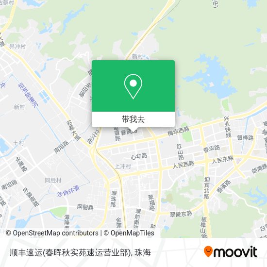 顺丰速运(春晖秋实苑速运营业部)地图