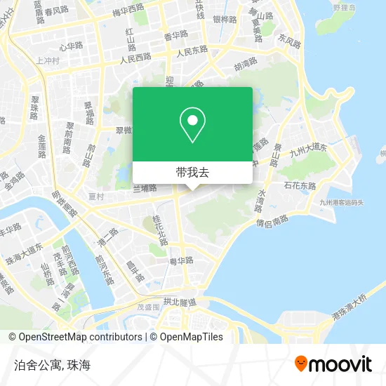 泊舍公寓地图