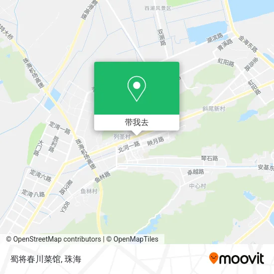 蜀将春川菜馆地图