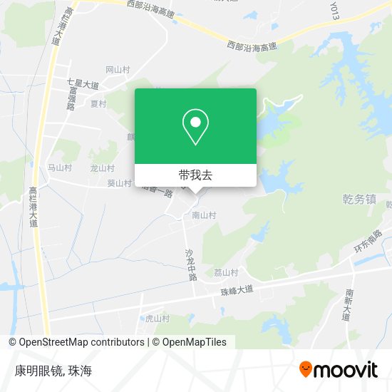 康明眼镜地图