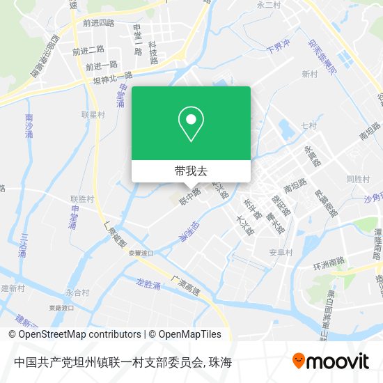 中国共产党坦州镇联一村支部委员会地图