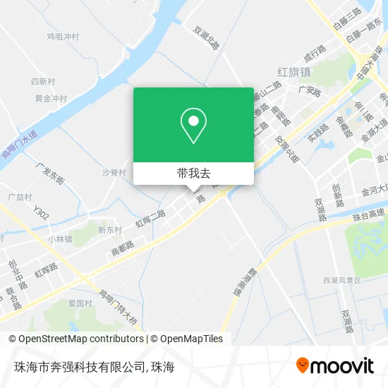 珠海市奔强科技有限公司地图