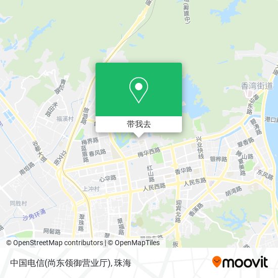 中国电信(尚东领御营业厅)地图
