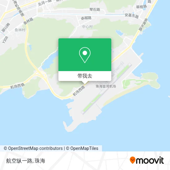 航空纵一路地图