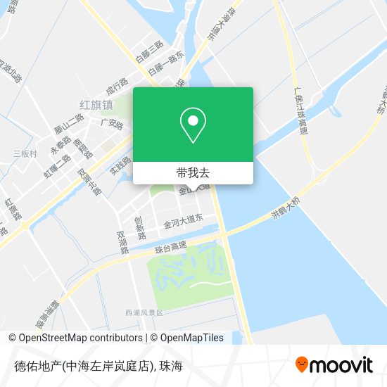 德佑地产(中海左岸岚庭店)地图