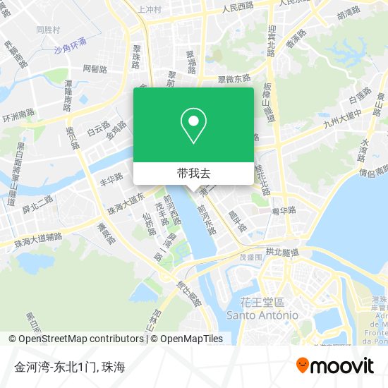 金河湾-东北1门地图