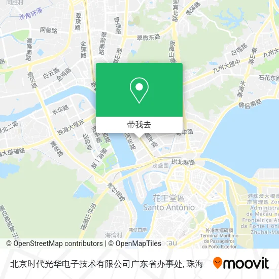 北京时代光华电子技术有限公司广东省办事处地图