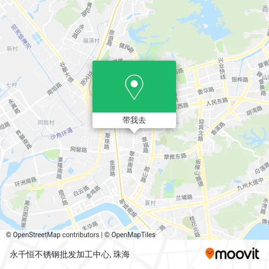永千恒不锈钢批发加工中心地图