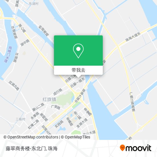 藤翠商务楼-东北门地图