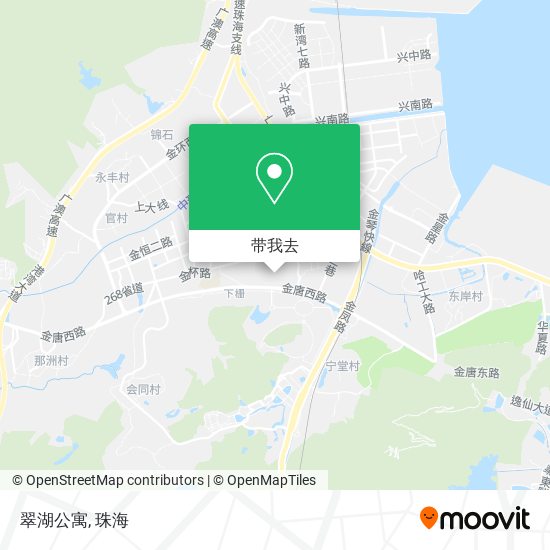 翠湖公寓地图